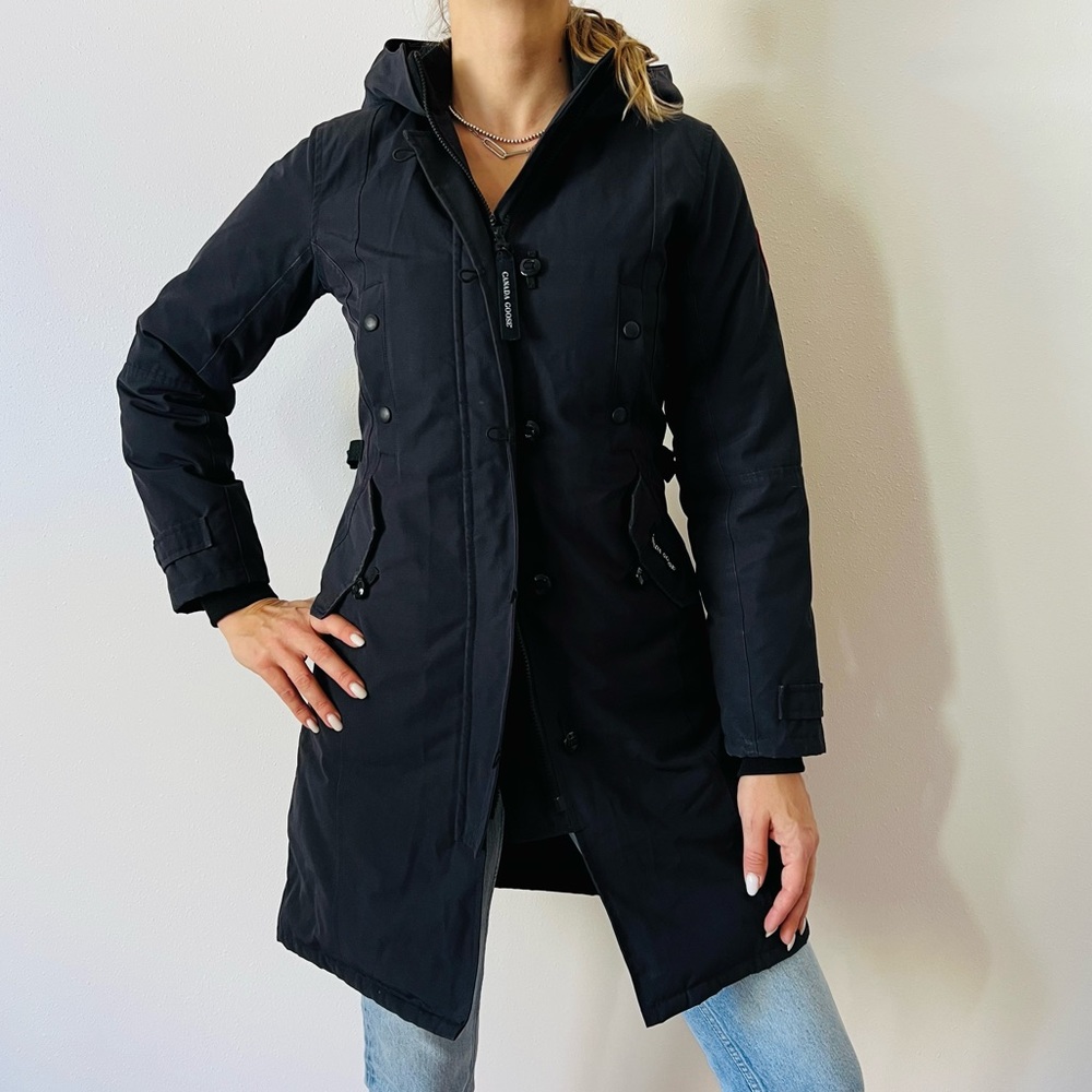 Canada Goose black parka coat - Picture 3 of 14